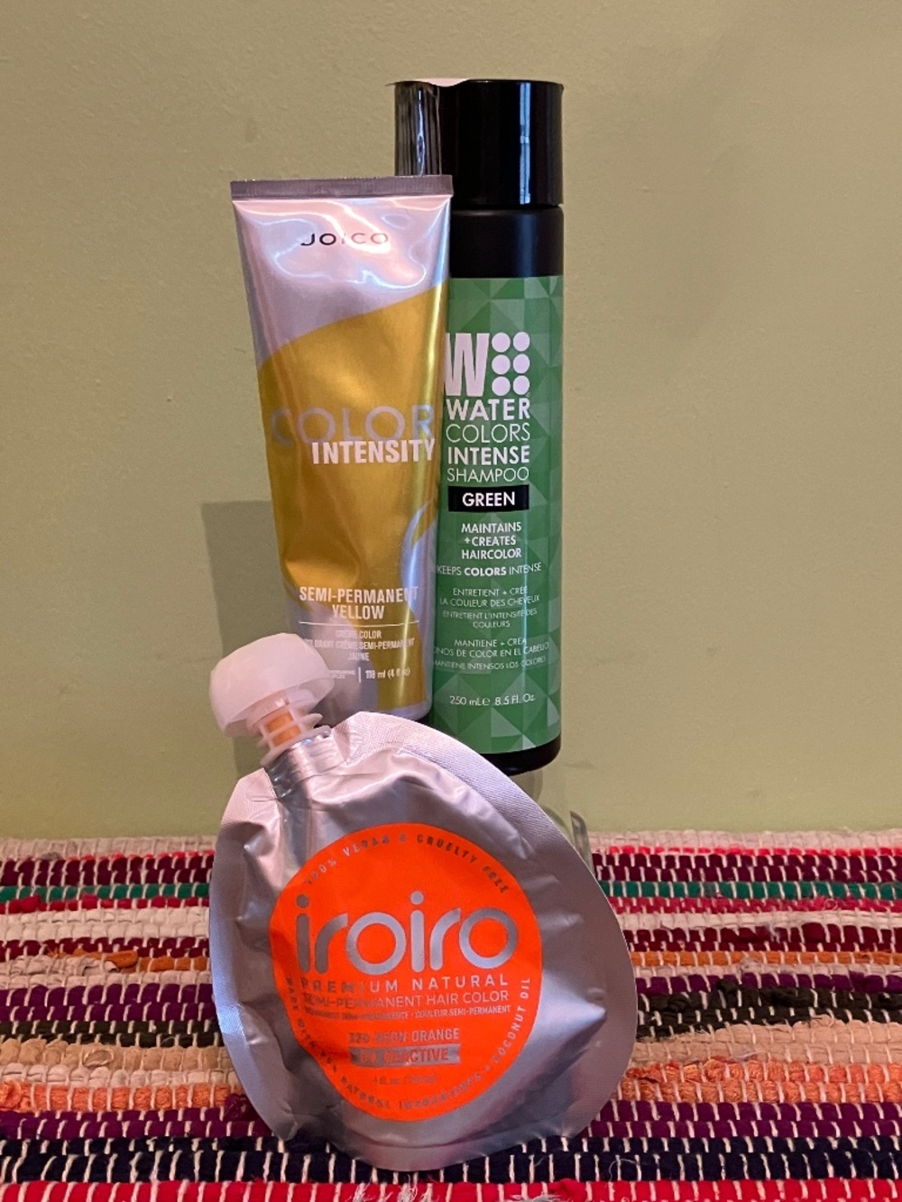 “Bright Citrus” Semi-Permanent Hair Color Trio